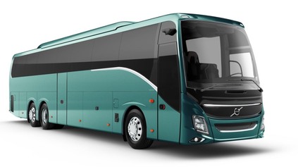 Elektrický diaľkový autobus Volvo BZR Electric zvládne viac ako 700 km na nabitie. Má však 27 ton