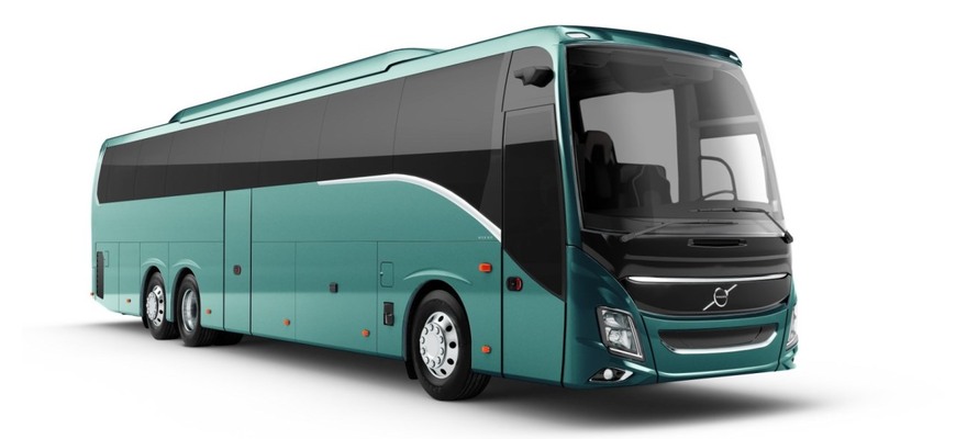 Elektrický diaľkový autobus Volvo BZR Electric zvládne viac ako 700 km na nabitie. Má však 27 ton