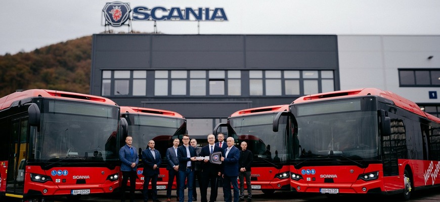 Zvolenu dodala Scania nové autobusy
