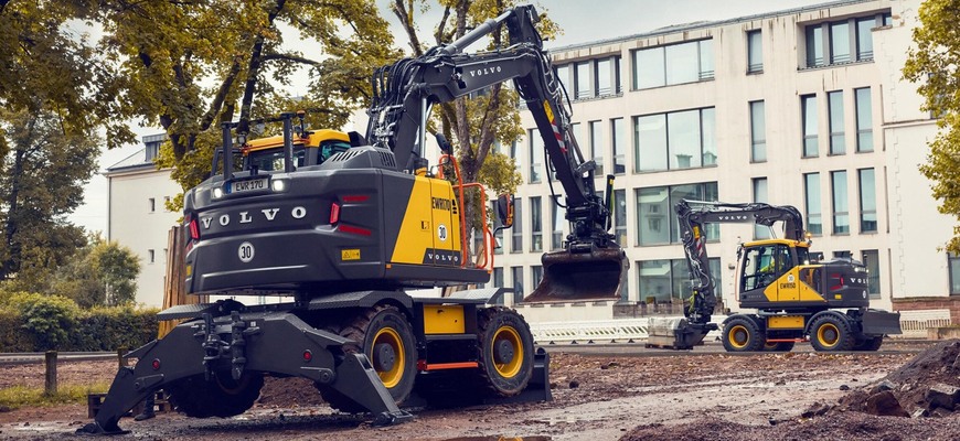 Nová generácia kolesových rýpadiel Volvo CE EWR150 a EWR170