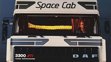 VYSOKÁ KABÍNA SPACE CAB POSUNULA DAF DO ÚPLNE INEJ LIGY. POHODLNE V NEJ VEDELI ŽIŤ AJ DVAJA ŠOFÉRI