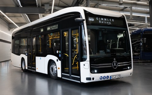 Gimmler Reisen nasadzuje nový elektrický autobus Mercedes eCitaro K