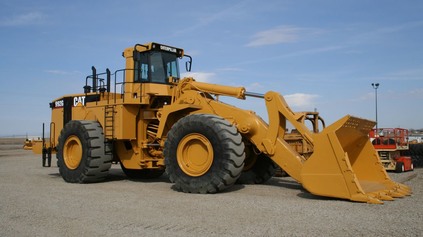 Caterpillar 992G je fascinujúci kolesový nakladač