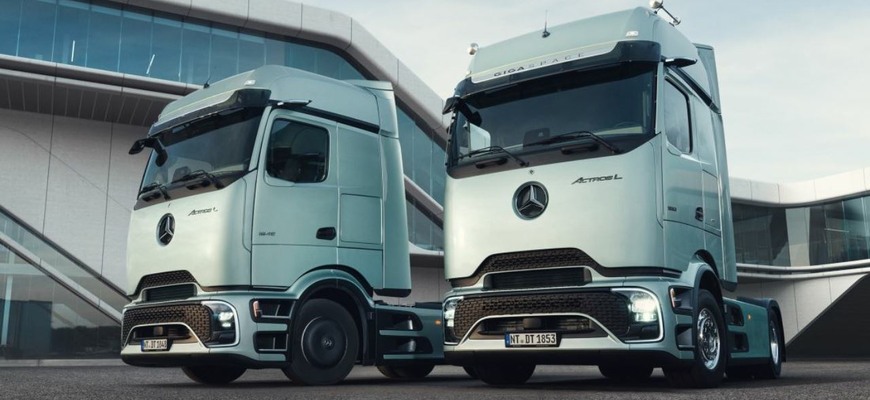 Naftový Mercedes-Benz Actros L dostal aerodynamickú kabínu ProCabin z elektrického eActros 600