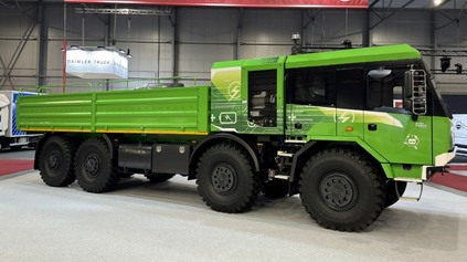 TATRA FORCE E-DRIVE HYBRID SA UKAZUJE NAŽIVO. S ELEKTRICKÝM DOJAZDOM 70 KM