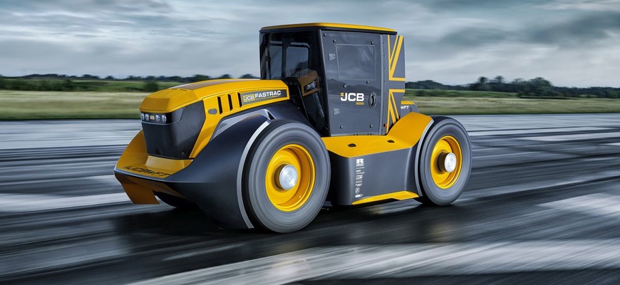 Tento traktor JCB by ste zo svojho spätného zrkadla nestriasli. Má viac koní než Veyron