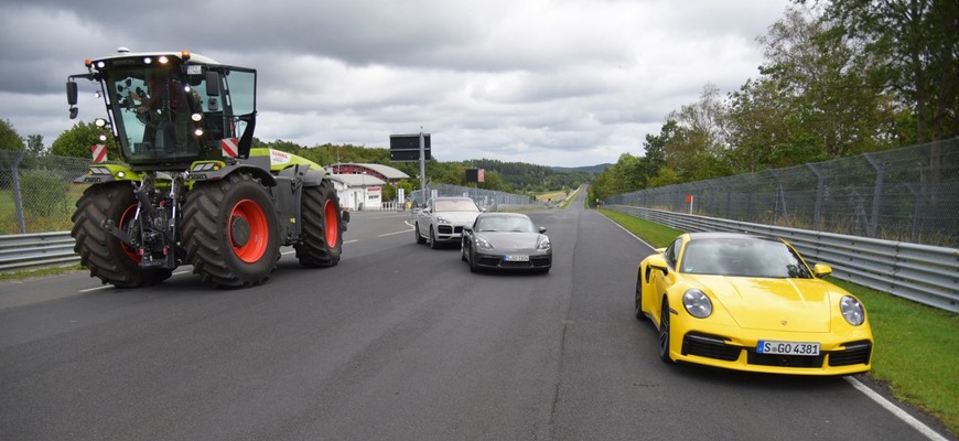 Traktor s výkonom 530 koní vyrazil na okruh Nürburgring. Tipnete si jeho čas?