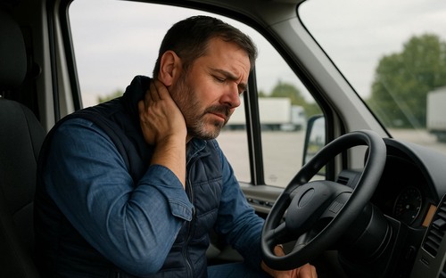 Bolesti chrbta a krku: Ako tomu profesionálni vodiči predchádzajú?
