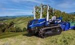 New Holland TK Methane Power je nový pásový traktor špeciálne navrhnutý pre vinohrady