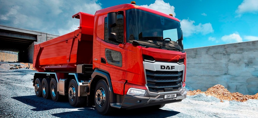 DAF rozšíril sortiment továrenských podvozkov. Novinka pre stavbárov unesie až 52 ton
