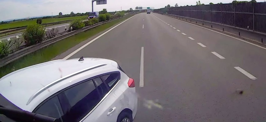 Vodička v ČR si myslela, že má prednosť. Tak sa pustila do pretláčania s kamiónom (video)