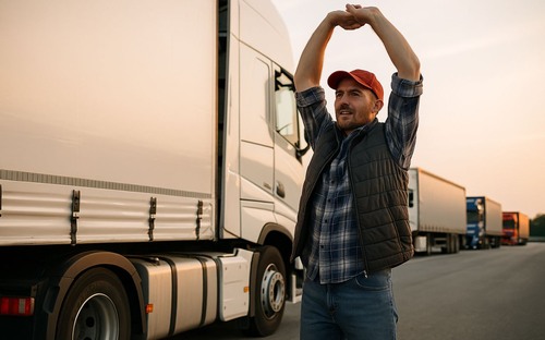 Zdravie kamionistov: Ako si vodiči chránia telo aj myseľ na dlhých cestách
