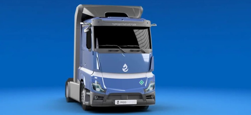 Vodíkový ťahač Zepp Solutions boduje dojazdom 700 km. Čoskoro príde aj verzia s dojazdom 1000 km