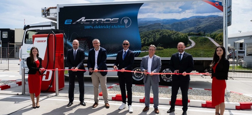 Prvá 400 kW supervýkonná nabíjacia stanica pre nákladné elektromobily v SR od ZSE Drive