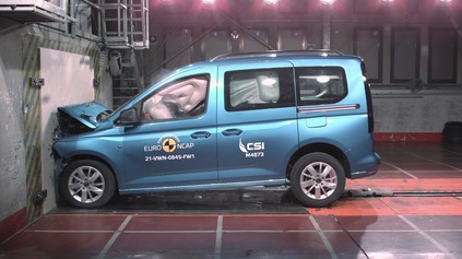 VOLKSWAGEN CADDY V SPRÍSNENÝCH TESTOCH EURO NCAP BODOVAL NAPLNO