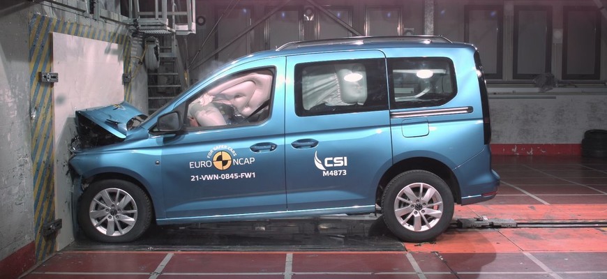 Volkswagen Caddy v sprísnených testoch Euro NCAP bodoval naplno