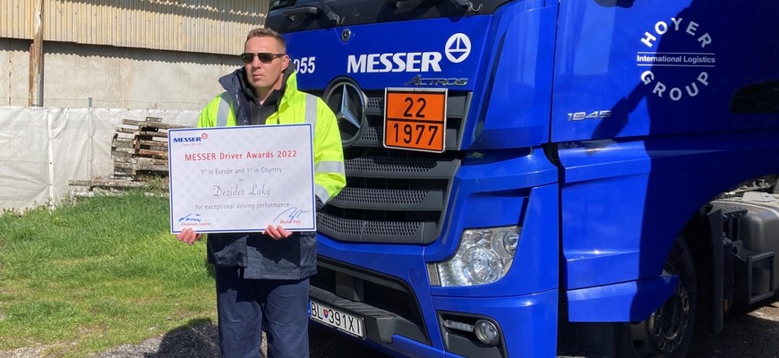 Slovák Dezider Laky je najbezpečnejší šofér v Messer Driver Awards 2022