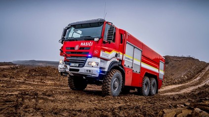 Unikátny hasičský špeciál Tatra Phoenix 6x6 bude bojovať s požiarmi v uholnej bani