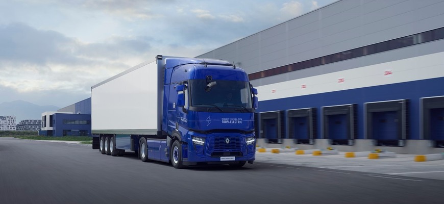 Dojazd elektrického kamióna je už 660 km. Renault tvrdí, že elektrický rad zvládne 80 % jázd