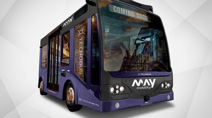 AUTONÓMNY MINIBUS PRE KYVADLOVÚ DOPRAVU V AREÁLOCH JE NA SVETE. ROBILA NA ŇOM AJ TOYOTA
