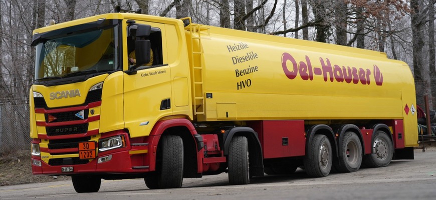 Päťnápravová Scania má len jednu hnaciu nápravu