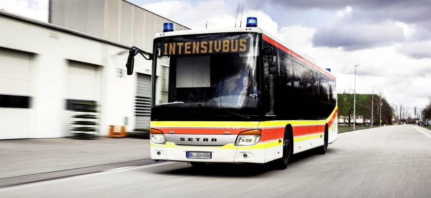 Nemci vyrobili z nízkopodlažného busu Setra mobilnú jednotku intenzívnej starostlivosti