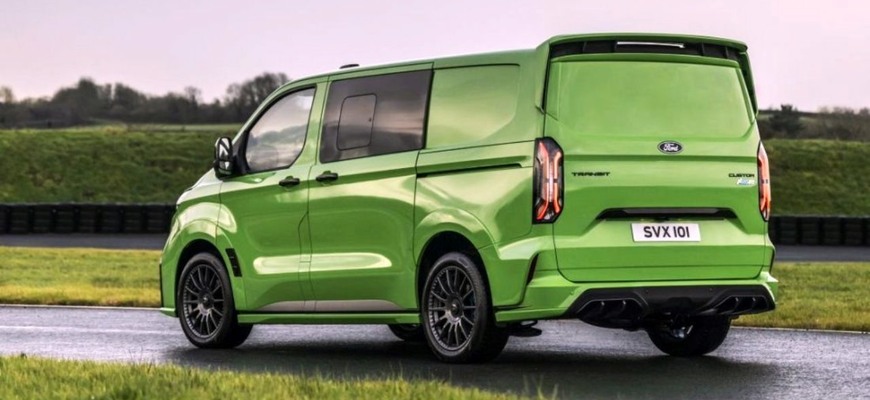 Driftovacia dodávka ide do výroby. Ford Transit Custom MS-RT posiela na zadnú nápravu až 285 k