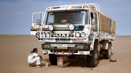 UNIKÁTNY DOKUMENT Z ROKU 1985 MAPUJE PRVÝ ŠTART ZNAČKY LIAZ NA RALLYE PARÍŽ DAKAR