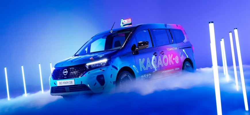 Nissan Townstar ako pojazdný karaoke bar?