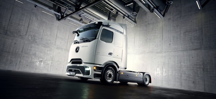 eActros Lowliner cieli na diaľkovú prepravu mega návesov