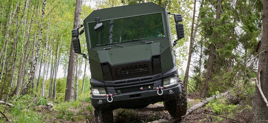 Nová obrnená Scania ukazuje, ako sa mení vojenská logistika