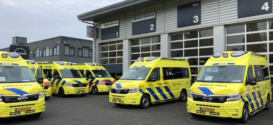 Keď ide o sekundy: MAN TGE ako pevný základ moderných sanitných vozidiel