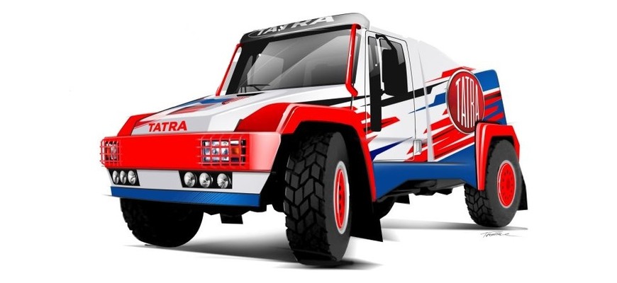Potvrdené, dakarská Tatra 162 „Karel“ dostane vzduchom chladený motor V12 Turbo
