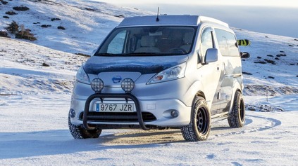 ELEKTRICKÝ NISSAN E-NV200 WINTER CAMPER CHCE SLÚŽIŤ AKO ZIMNÁ OBYTNÁ DODÁVKA. VÁŽNE?