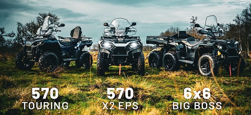 Štvorkolka Polaris Sportsman 570 dostala tri nové rozšírenia, Touring, X2 a 6x6