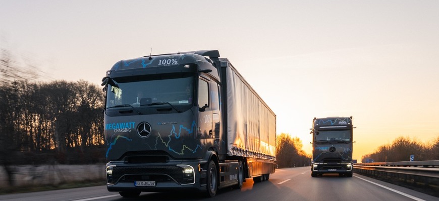 eActros 600 preveril megawattové nabíjanie v zime. Chystajú aj ostré testy u zákazníkov