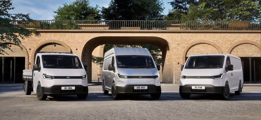 Ford Transit City: Nová elektrická dodávka s tromi typmi karosérie