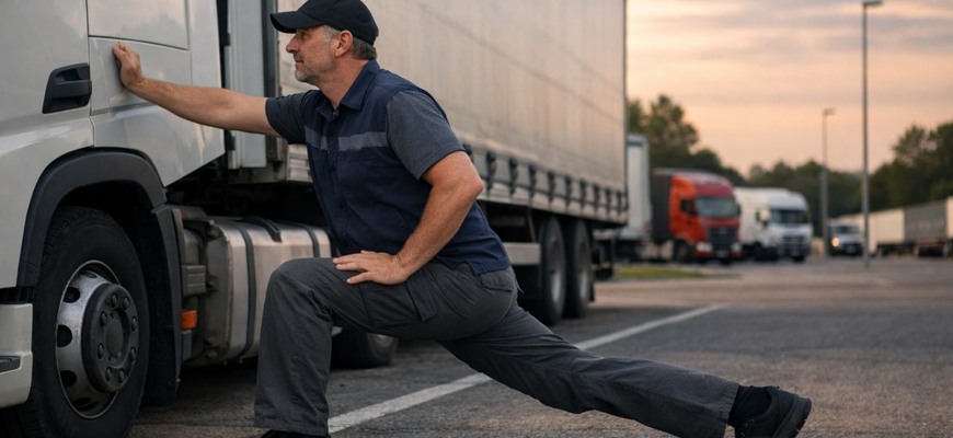 Ako sa udržať fit: Jednoduché cviky pre profesionálnych vodičov