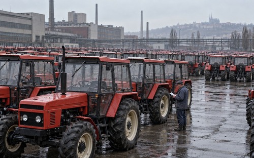 Traktory Zetor sa pred 39 rokmi hromadili pred fabrikou. Súdruhovia zabudli naplánovať kupujúcich