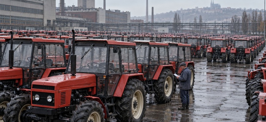 Traktory Zetor sa pred 39 rokmi hromadili pred fabrikou. Súdruhovia zabudli naplánovať kupujúcich