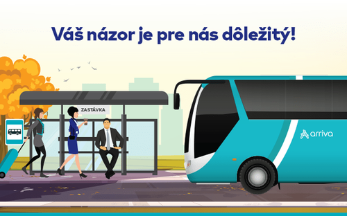 ARRIVA robí veľký prieskum spokojnosti cestujúcich. Zapojíte sa?