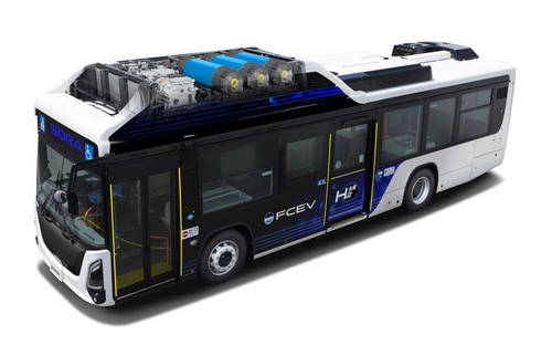 Vodíkový autobus Toyota Sora zvládne prejsť cez 300 km