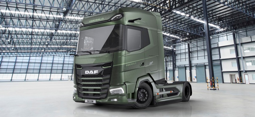 Luxusná smaragdová edícia DAF XG⁺: Vyrobia len 100 kusov!