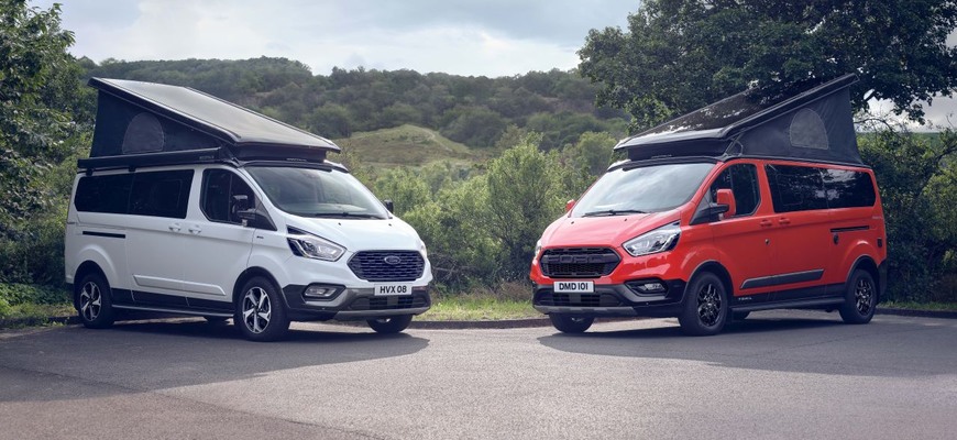 Ford Transit Nugget Active a Trail rozširujú ponuku obytných áut modrého oválu