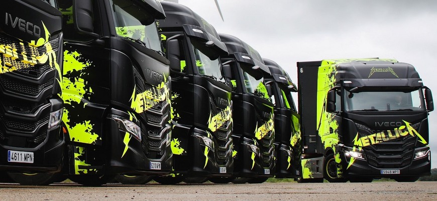 Iveco vozí Metallicu. Podľa ťahačov z jej turné M72 postavilo aj limitovanú edíciu pre fajnšmekrov